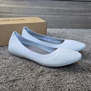 Allbirds Tree Breezer Women's Ballet Flats NEW size 11 in Clarity Blue